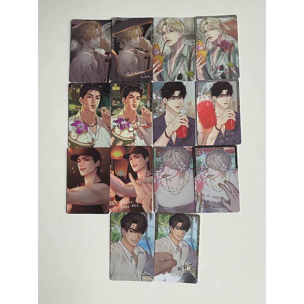 [SẴN] CARD BOM THÁI BOYLOVE EVE SEOIN JAEKYUNG JAESHIN TAEJU JITAE YOONJAY LEZHIN BOMTOON