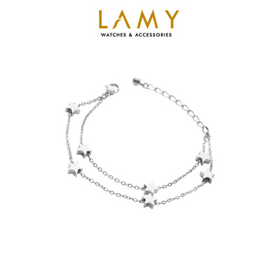 Lắc tay nữ LAMY Five Pointed Star Bracelet Silver 2025