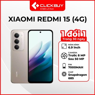 Điện thoại Xiaomi Redmi 15 (4G) 8GB 128GB - Chính Hãng
