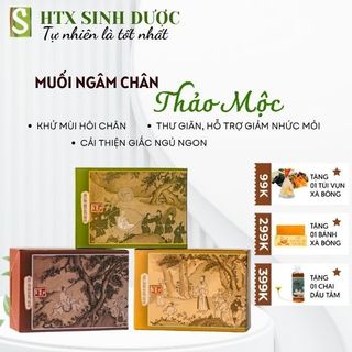   CHỌN LOẠI  HỘP MUỐI NGÂM CHÂN 10 gói hỗ trợ kháng khuẩn,hỗ trợ giảm nhức mỏi chân 