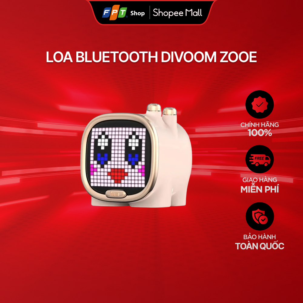 [Chỉ GH tận nơi] Loa Bluetooth Divoom Zooe