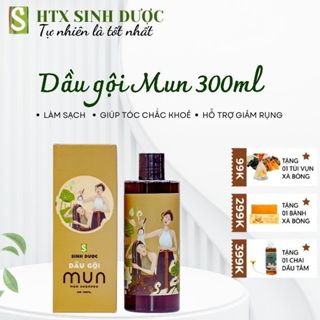 (Chăm Sóc Tóc) Dầu gội MUN 300ml, dưỡng tóc, Hỗ trợ giảm gãy rụng tóc - Hợp Tác Xã Sinh Dược