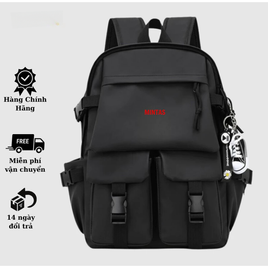 [Peinn] BACKPACK Thời Trang Nhiều Ngăn, Cặp Balo có ngăn chống sốc laptop 15.6icnh, balo MT-284