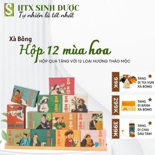  Combo xà bông 12 mùa hoa  - Hợp Tác Xã Sinh Dược 