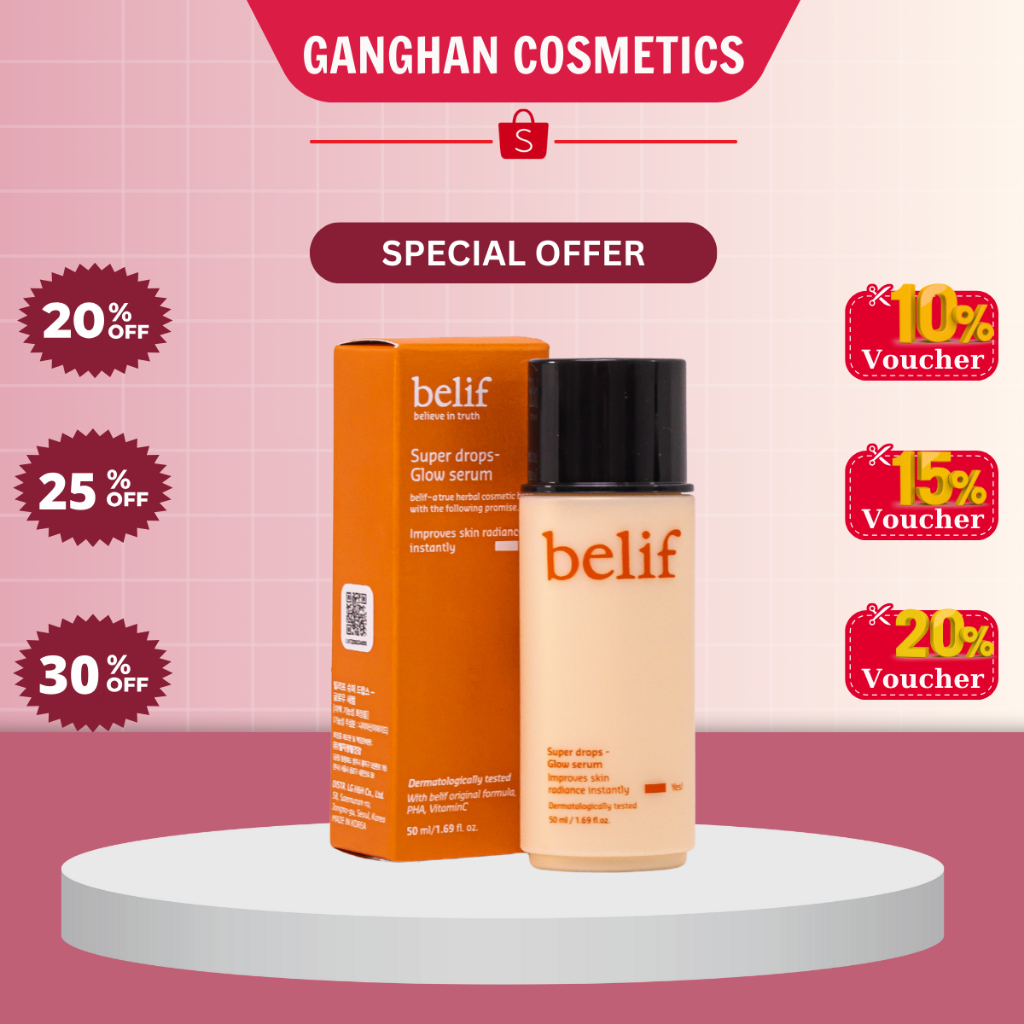 Serum dưỡng da BELIF SUPER DROPS-GLOW SERUM 50ml