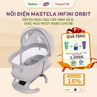 Nôi Điện Mastela 30911 / 30912  Ru Ngủ Tự Động, Đung Đưa Hình Số 8, Màn Hình Cảm Ứng Có Hẹn Giờ Cho Bé