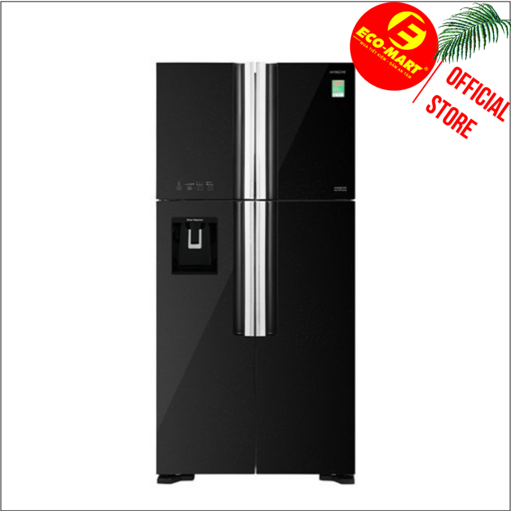 Tủ lạnh Hitachi R-FW690PGV7X(GBK) 4 cánh màu đen đá tự động R-FW690PGV7X(GBK)