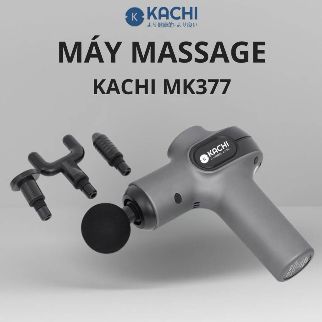 Máy massage trị liệu cầm tay không dây Kachi MK340 giảm đau nhức căng cơ, mát Xa Chuyên Sâu
