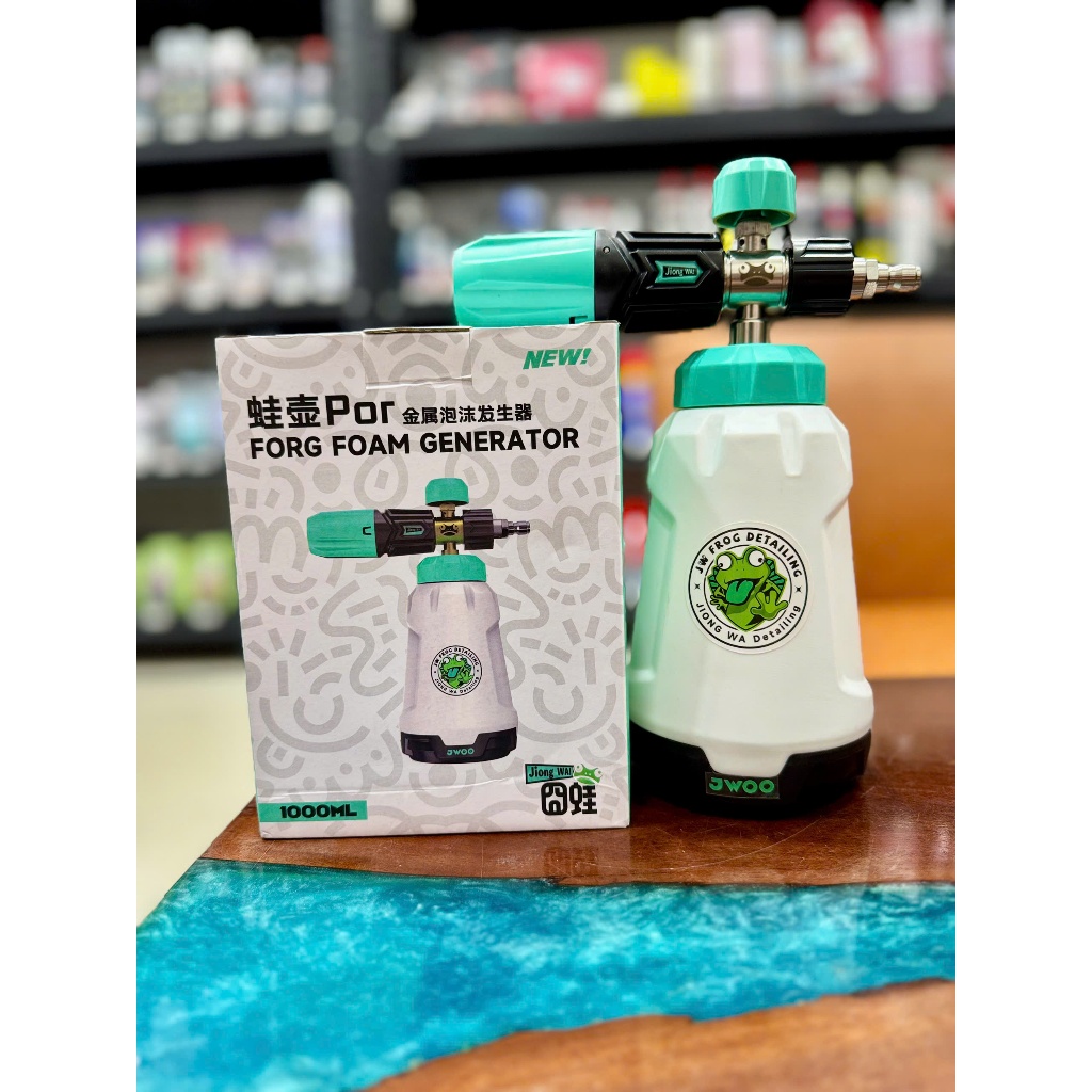 BÌNH PHUN BỌT TUYẾT DÙNG ÁP LỰC NƯỚC CON ẾCH FROG JIONG WA FORG FOAM GENERATOR 1LÍT