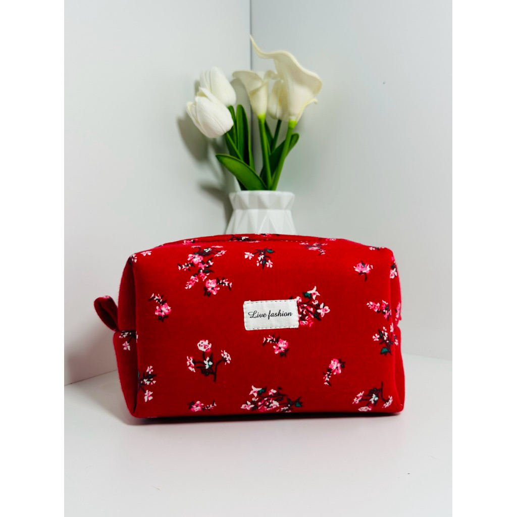 túi đựng makeup đồ Live fashion Pouch makeup hộp bút đồ dùng cá nhân