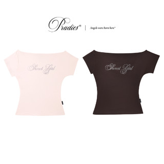  Áo Trễ Lệch Vai Kiểu PRADIES - Bling Off Shoulder Top 