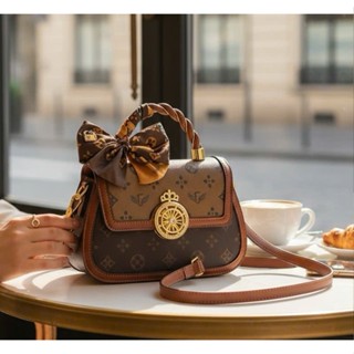  Túi xách nữ cầm tay đeo chéo Bailinniao 62 size 19  tặng khăn lụa  