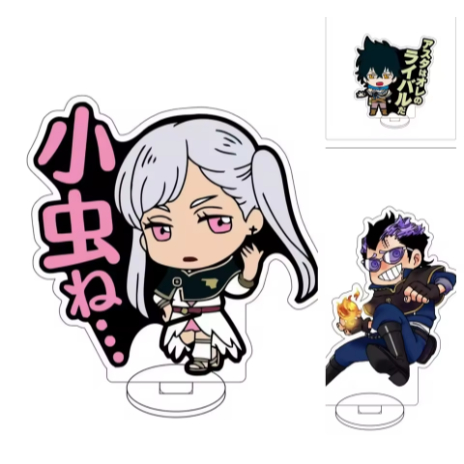 Mô hình đứng anime Black Clover 10CM – nhân vật Asta/Yuno Grinbellor/Noelle Silva dễ thương, trang t
