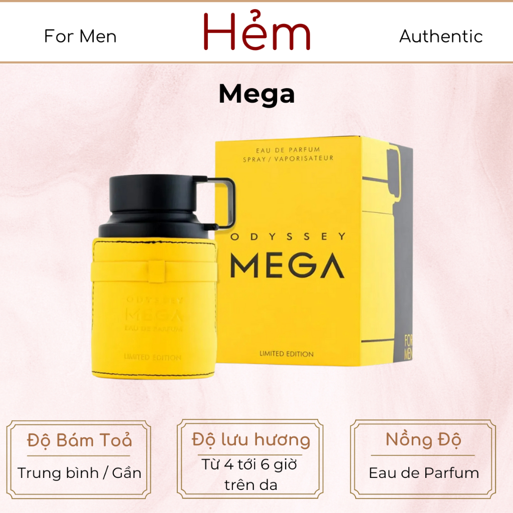 10ML | 20ML | Armaf Odyssey Mega EDP | Nước Hoa Nam | Hẻm Perfume