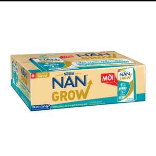 (Quà Tặng Bé Vui) Sữa Pha Sẵn Nan Grow 110ML Giàu Canxi Giúp Bé Phát Triển (DATE MỚI)
