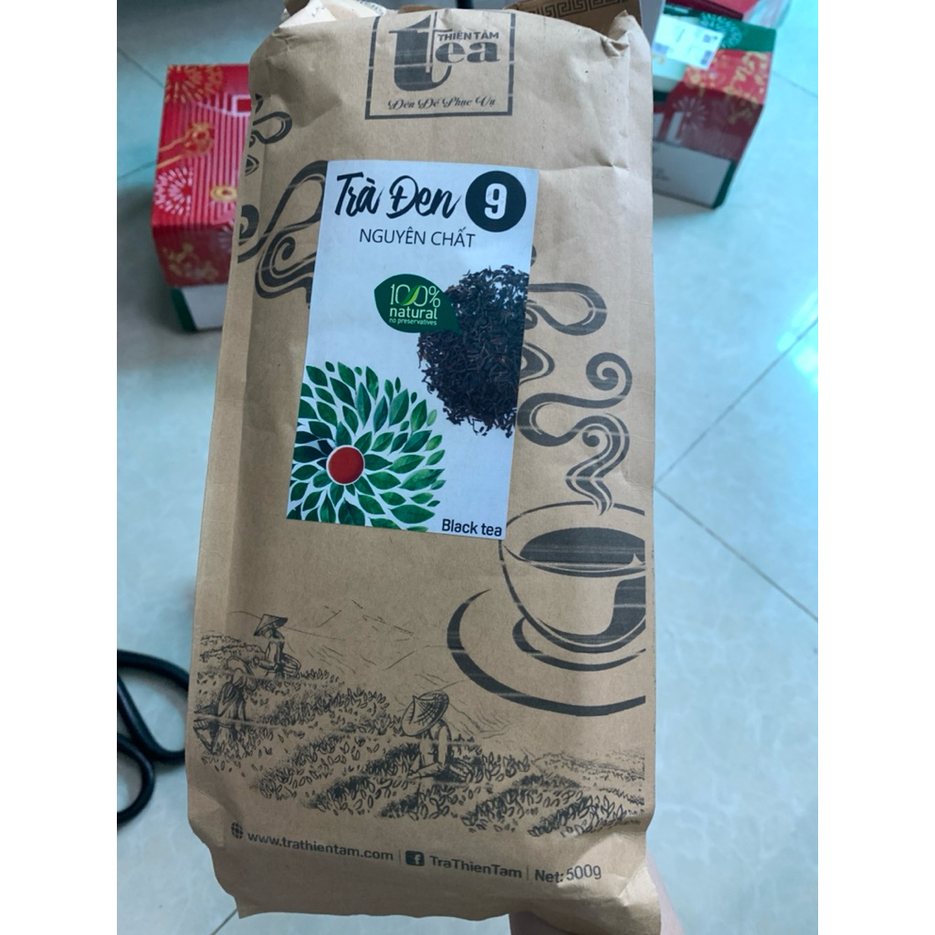Trà đen thiện tâm trà đen số 9 gói 500c