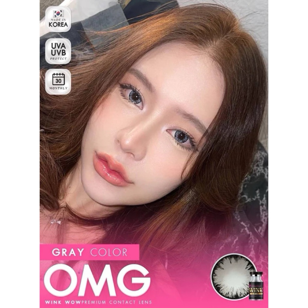 [Lens Thái] Kính Áp Tròng - Lens OMG Wink giãn 14.5mm | HSD 3 tháng