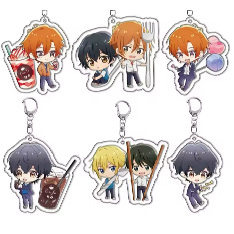 Móc khóa Anime Sasaki And Miyano – phiên bản cosplay với các nhân vật Sasaki Syumei, Miyano Yoshikaz