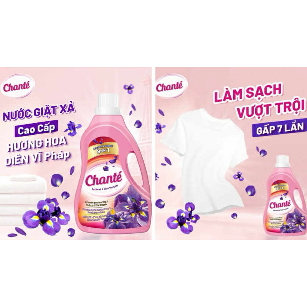 nước giặt xả vải chanté