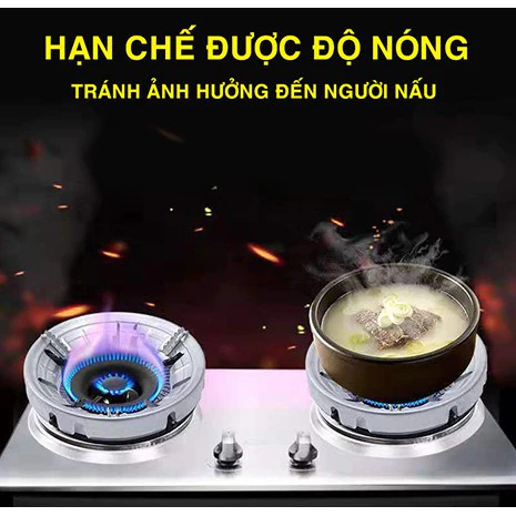[Top Value] Kiềng chắn gió màu trắng, kiềng bếp gas phù hợp với mọi loại bếp, chống tỏa nhiệt, tiện lợi