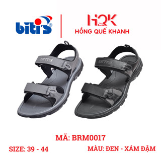   BITI'S GIÀY QUAI HẬU SANDAL NAM CAO CẤP - BRM0017 - QUAI DA ĐẾ CAOSU CHỐNG TRƯỢT - MANG ĐI HỌC ĐI LÀM ĐI CHƠI - BITIS 
