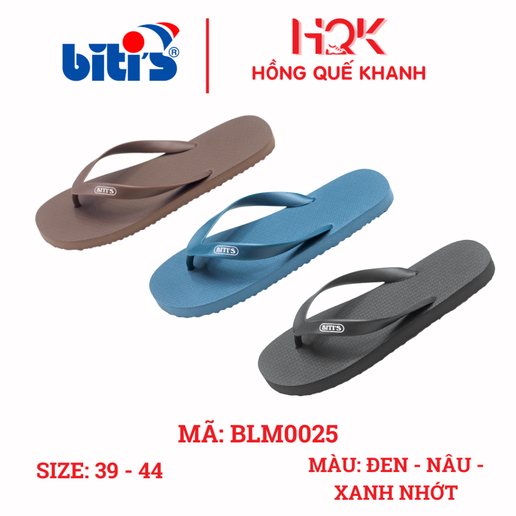 [BITI'S] - DẾP LÀO, DÉP KẸP, DÉP TÔNG NAM XỐP ÊM CHÂN - BLM0025 BITIS