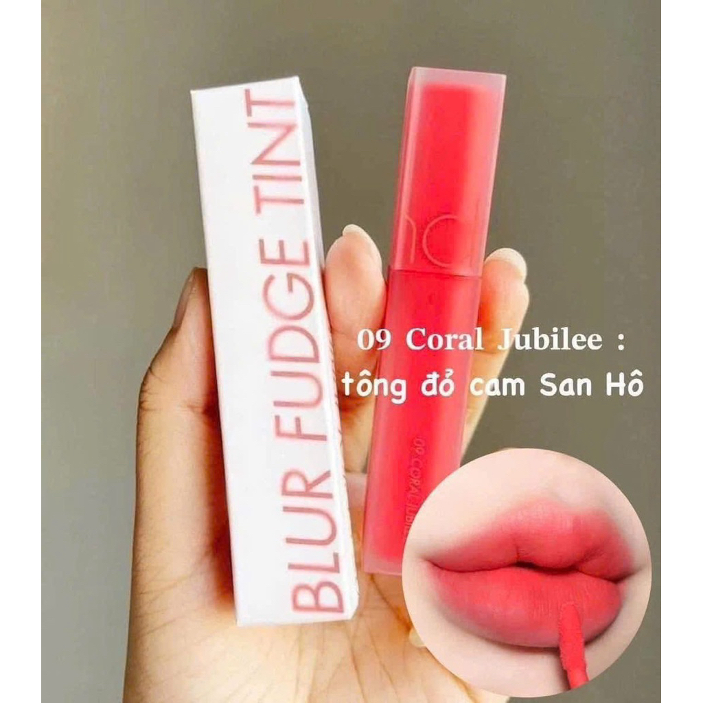 [CHÍNH HÃNG 100%] SON ROMAND BLUR FUDGE TINT #09 CORAL JUBILEE