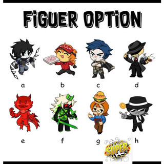 Móc khoá  Custom FORSAKEN, GLITTER SAL, Keychains: Chance, Elliot, Two Time, Guest 1337, 007n7, Coolkidd, c00lkidd, 1x1x