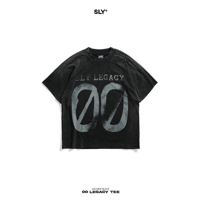 Áo thun SLY washed Legacy 00 Black Grey