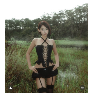CORSET ĐỊNH HÌNH AOI_ZONE PHỐI ĐINH TÁN, ĐAN DÂY- VIE SAINT CORSET