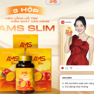 Viên Uống Hỗ Trợ Giảm Cân AMS SLIM Hỗ Trợ Chuyển Hóa Chất Béo Giảm Cảm Giác Thèm Ăn