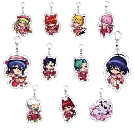 Mô hình acrylic Anime Mairimashita Iruma-kun 6cm – phiên bản dễ thương, bảng đứng nhân vật Iruma-kun