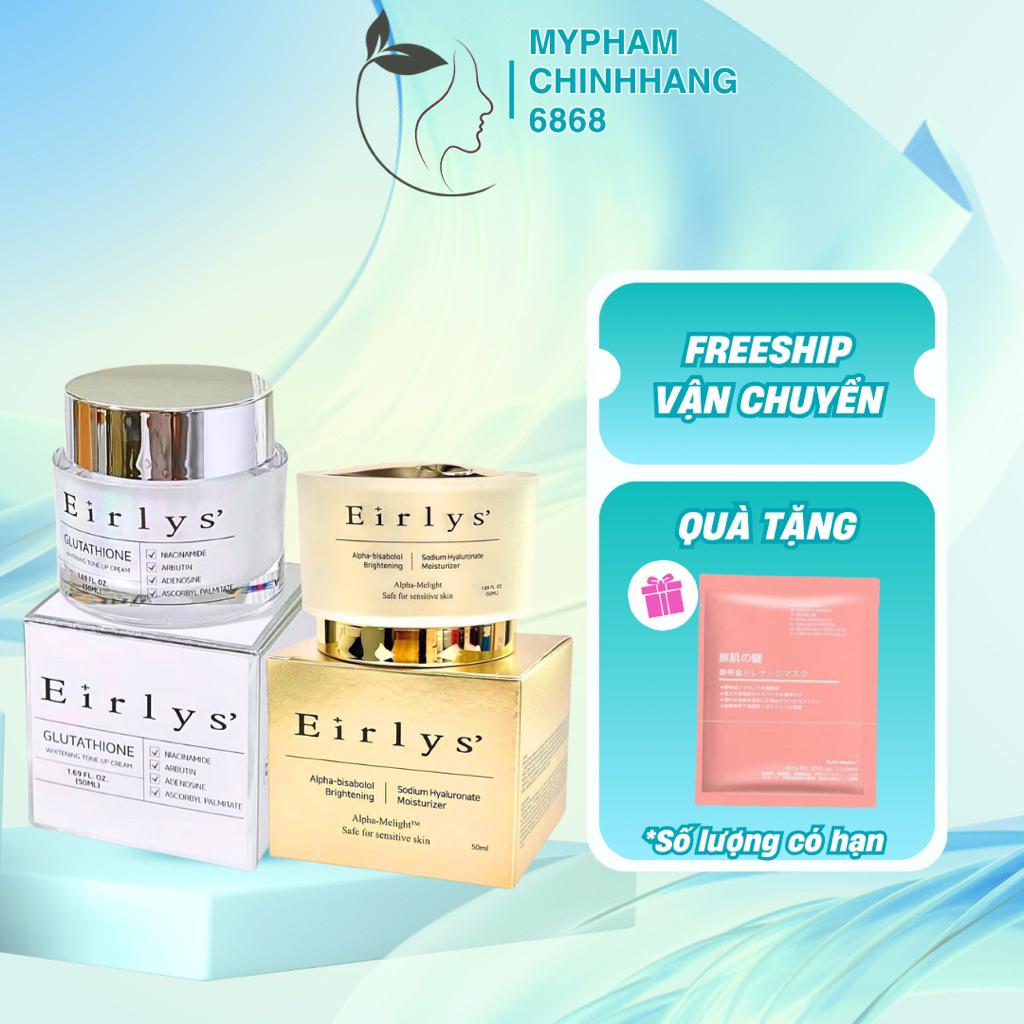 Kem ngày Eirlys Gluthathione Whitening Tone Up Cream