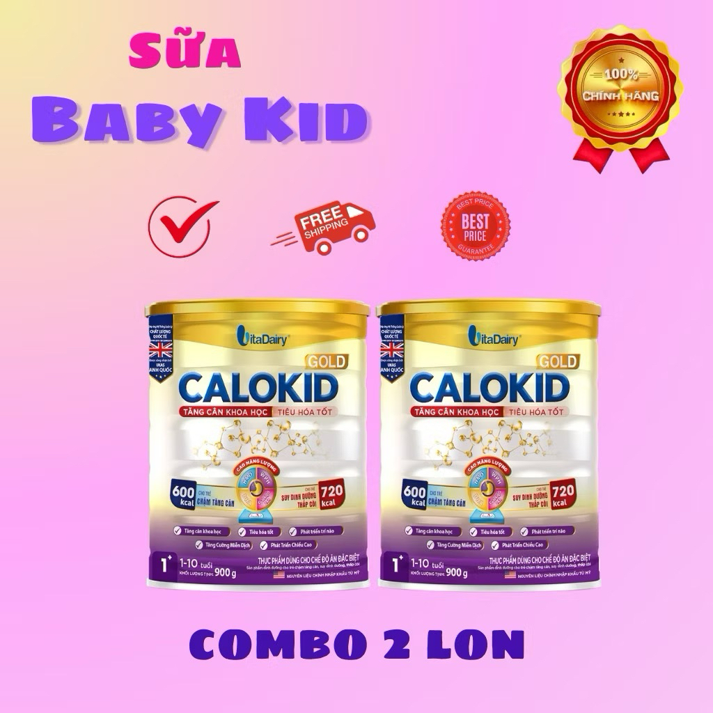 [Chính hãng]Combo 2lon Calokid 1+ 400gr(Date mới)