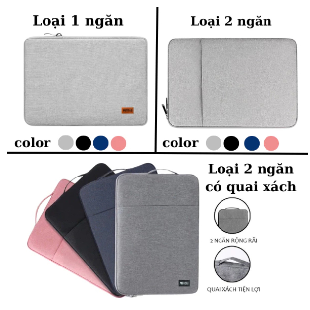 [Peinn] Túi Đựng Laptop, Túi Chống Sốc Macbook Ultrabook  13inch - 14inch - 15inch - 16inch nhiều loại.