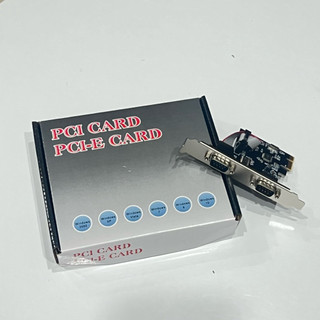 Card PCI-E Chuyển Đổi 2 Cổng COM RS232 – Hàng Mới Có Driver – Dễ Cài Đặt