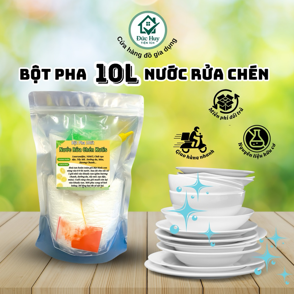  Bột Pha Nước Rửa Chén Hương Chanh Tự Pha Tại Nhà Tiết Kiệm 