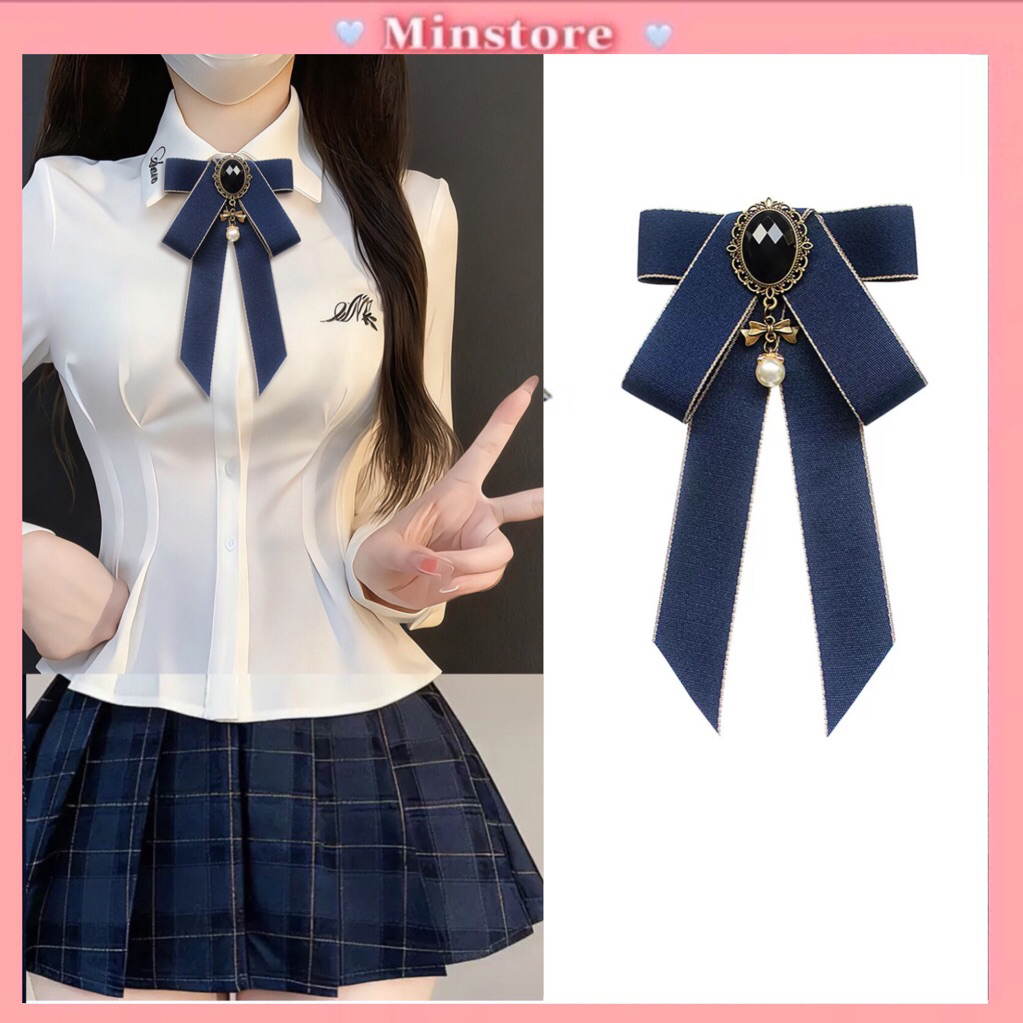 Nơ Cài Áo Sơ Mi Siêu Xinh Thời Trang