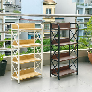Kệ Lò Vi Sóng, Kệ Nhà Bếp Để Đồ Đa Năng Khung Sắt Sơn Tĩnh Điện Mặt Gỗ MDF Dày Dặn Chắc Chắn