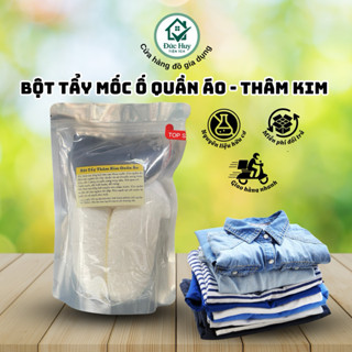  Bột Tẩy Vết Ố vàng quần áo Thâm Kim Mốc Quần áo 