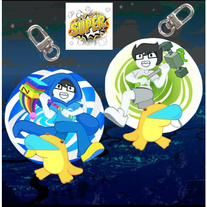 Móc khoá John Egbert Double Sided Keychain