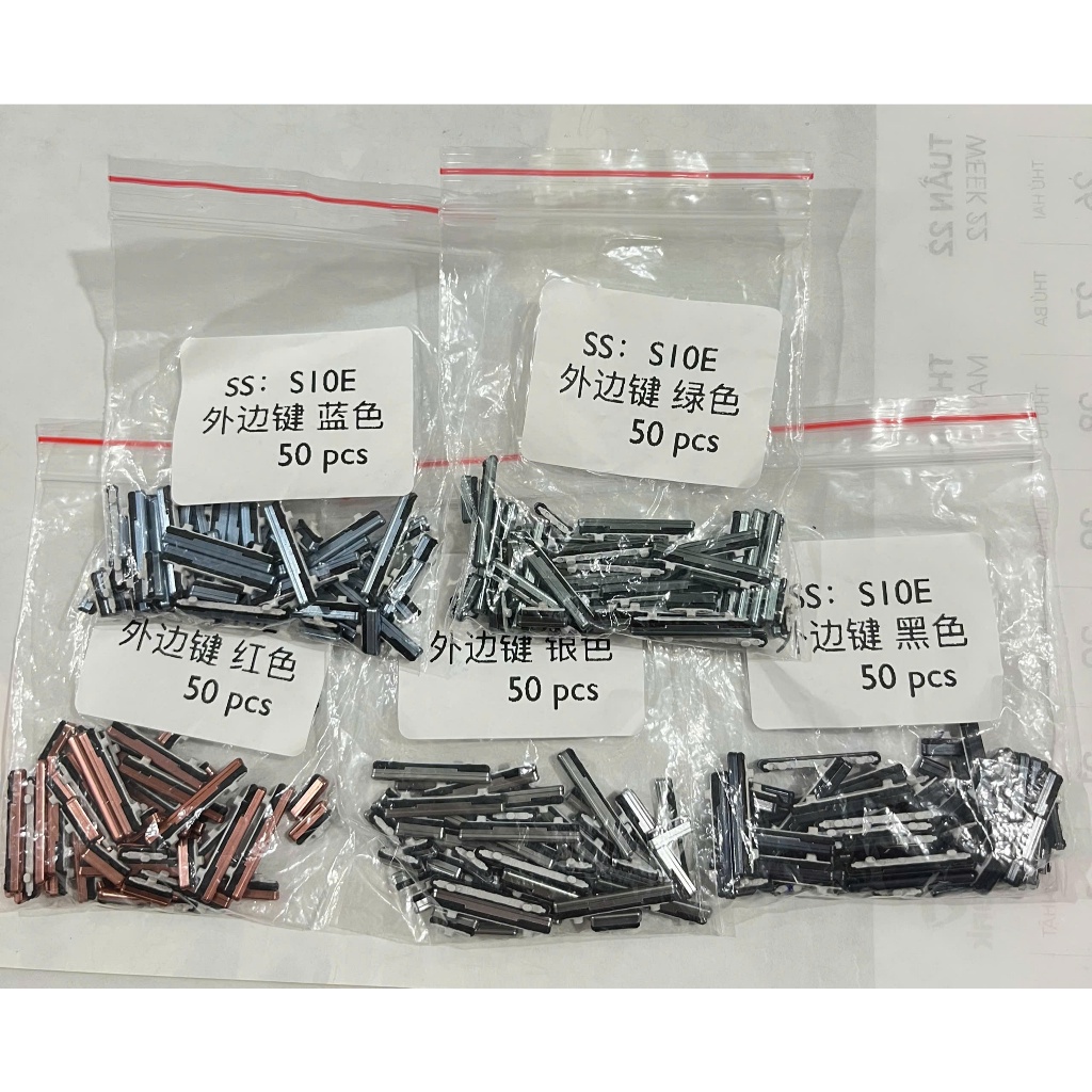 (S10e) Nút Bấm Nhựa Bên Ngoài ( nút mủ ) Samsung S10e zin đắt | Hàng Mới