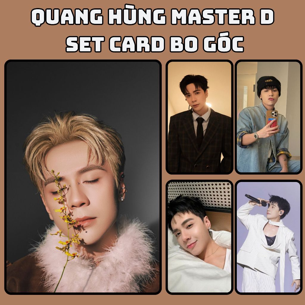 Quang Hùng MasterD Set 8 thẻ bo góc Mới, đẹp nhất, tổng tài dễ thương nhất ATS2