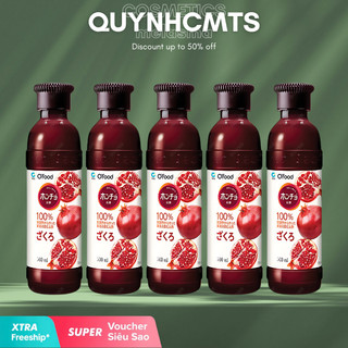 [Sỉ Combo 5 Chai] Combo 5 Chai Lựu - Nước Uống Giấm Hoa Quả Lên Men Tự Nhiên Hỗ Trợ Detox - Đẹp Da