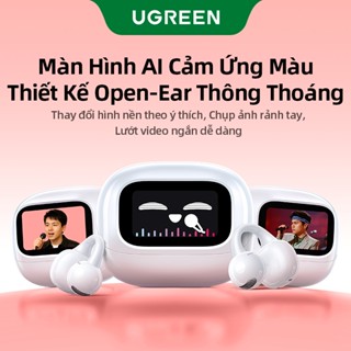   7 tháng 8 LAUNCH MỚI  Tai nghe Bluetooth UGREEN ClipBuds Magic Màn hình cảm ứng thông minh| Bluetooth 5.4| Độ trễ thấp 