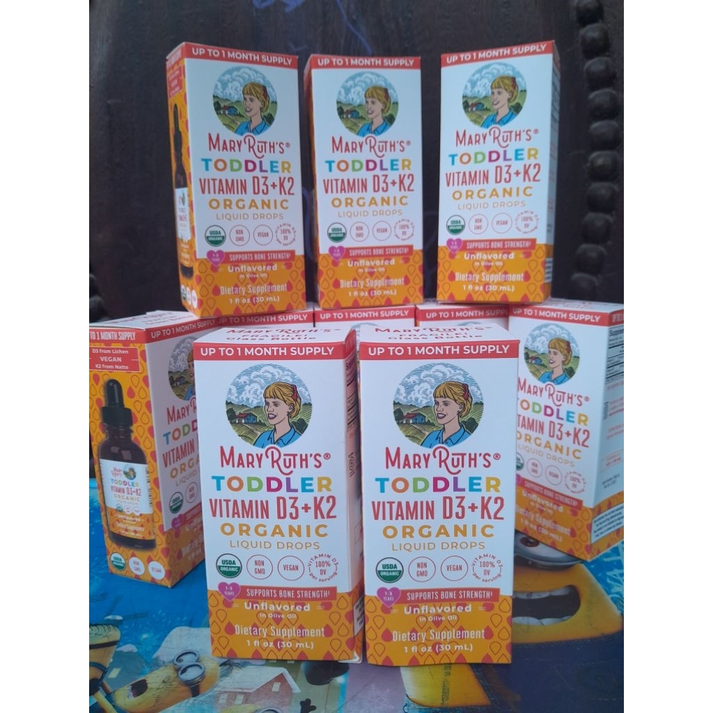 [Date 2027] Vitamin D3k2 Mary's ruth dạng xịt và dạng giọt cho bé từ sơ sinh