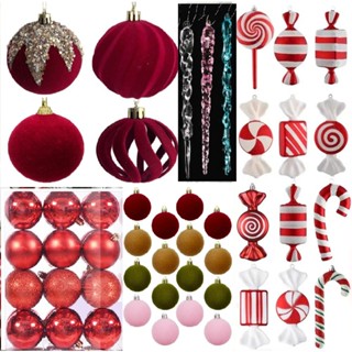  Hộp châu trang trí Noel đẹp nhiều kiểu treo cây thông Giáng Sinh - Quả bóng giáng sinh quả cầu Noel 