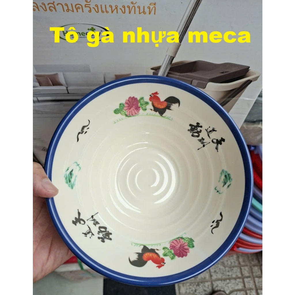 ( Combo 5 tô ) ( Combo 10 tô ) Tô meca cao cấp in hình gà trống nhiều Size 7,8,9