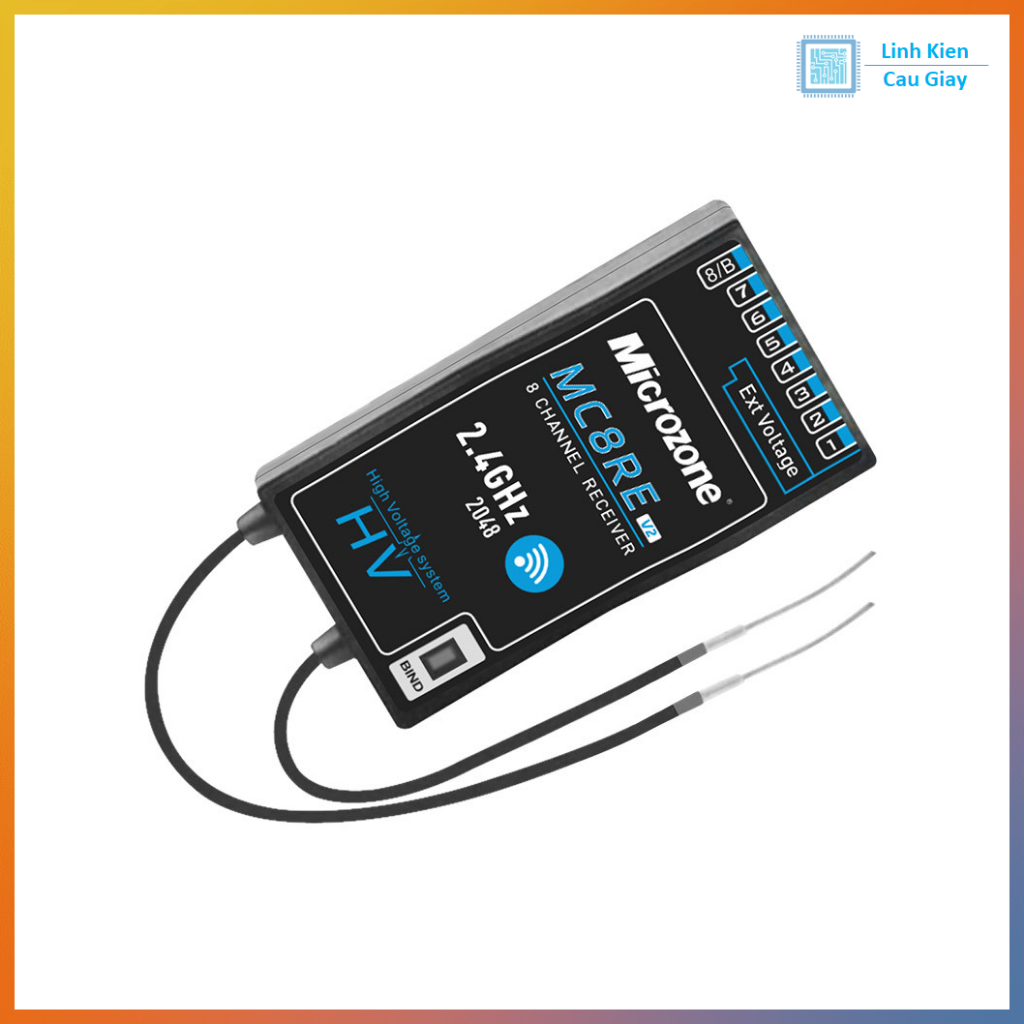 Bộ thu sóng RX Microzone MC6RE, MC7RE-V2, MC8RE-V2