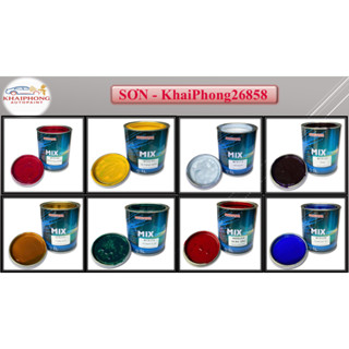 Sơn màu 1K MIX sơn màu cơ bản, đủ màu lựa chọn, bền đẹp dễ thi công dành cho ô tô xe máy